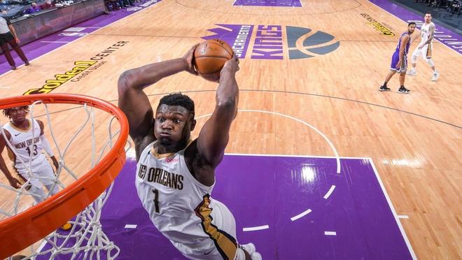 骑士逆转吉林队，锡安刷新纪录